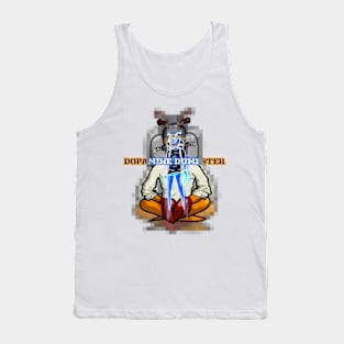 Dopamine Dumpster - Underwater Crustacean - mascot - word art - inverted Tank Top